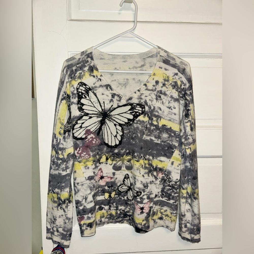 🦋 Y2K Butterfly Sweater 🦋